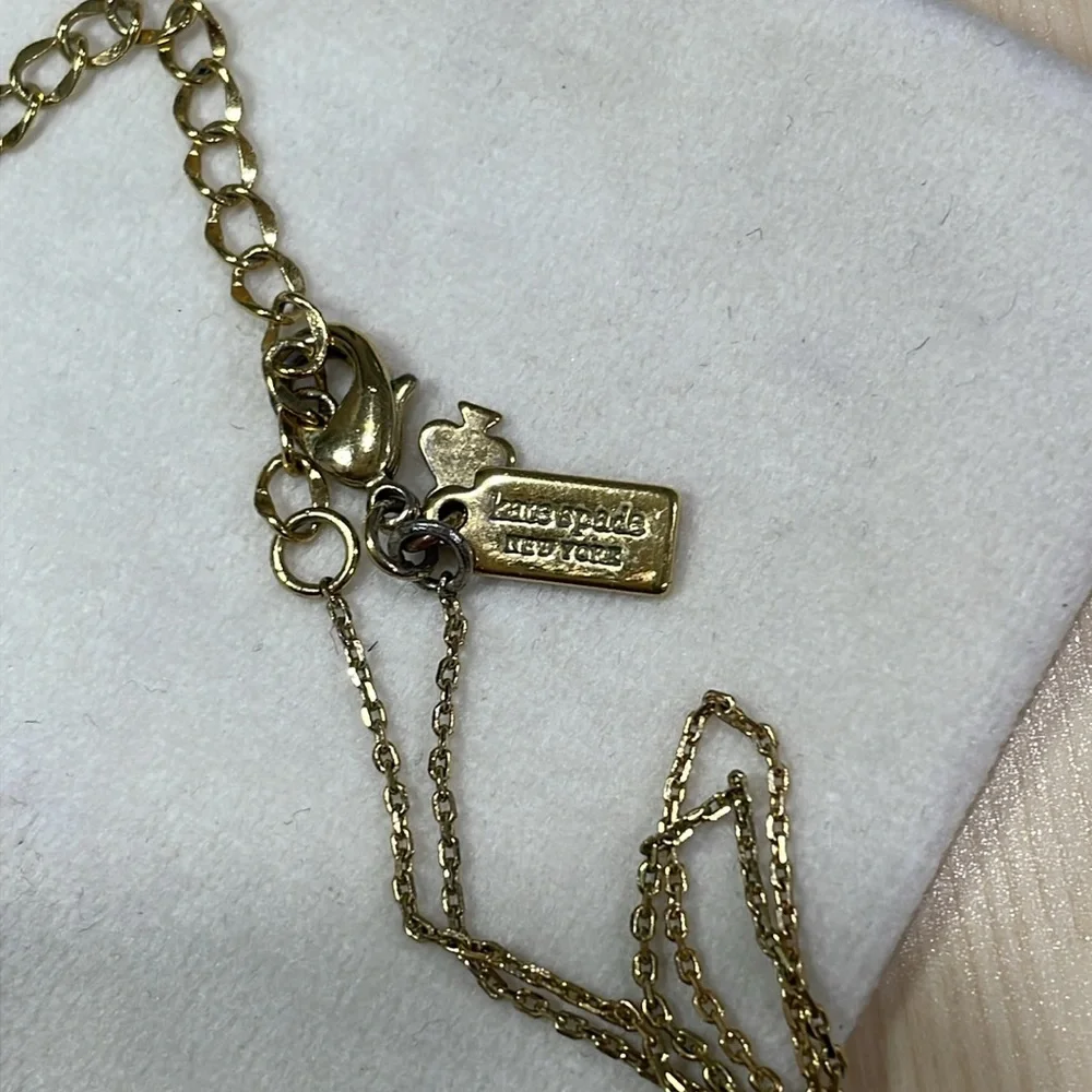 ♠️ Kate Spade Gold Pineapple Pendant Necklace
